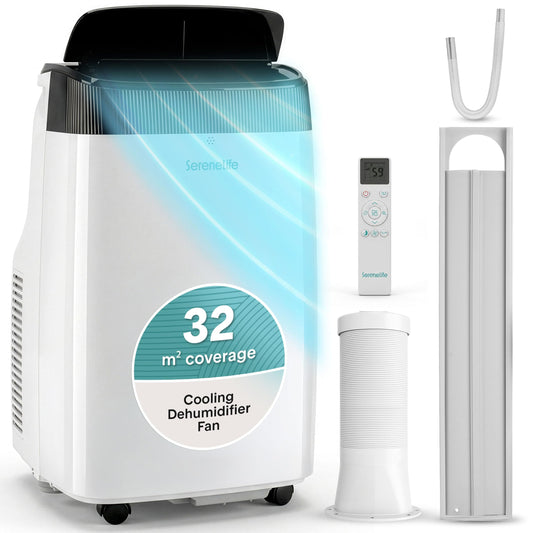 7000 BTU Portable Air Conditioner with Dehumidifier, Sleep Mode & Window Kit