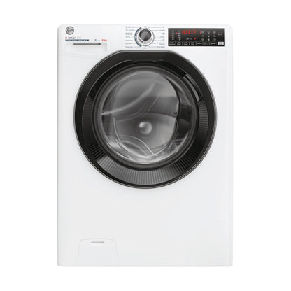 Freestanding Front Load Washing Machine – 9kg, 1400 RPM, 60 Programs, WiFi Connected, Inverter Motor, White/Black Door, Energy Class A