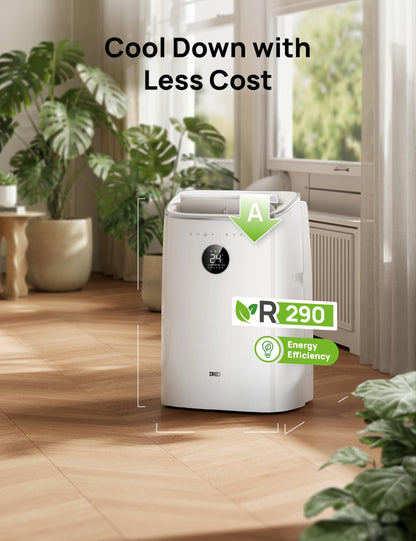 Smart Portable Air Conditioner with Cooling, Fan & Dehumidifier Modes