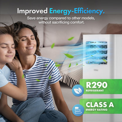 12000 BTU Smart Portable Air Conditioner with WiFi, Remote Control & 4-in-1 Modes