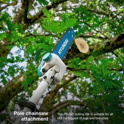 5-in-1 Petrol Garden Multi Tool with Hedge Trimmer, Chainsaw & Brushcutter Attachments