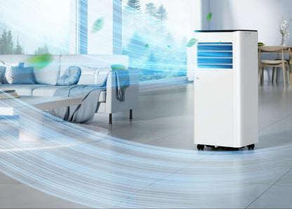 Air Conditioning Unit - Portable Air Conditioner 9000 BTU, 4-in-1 Energy Efficient Cooling & Dehumidifier, Quiet Operation