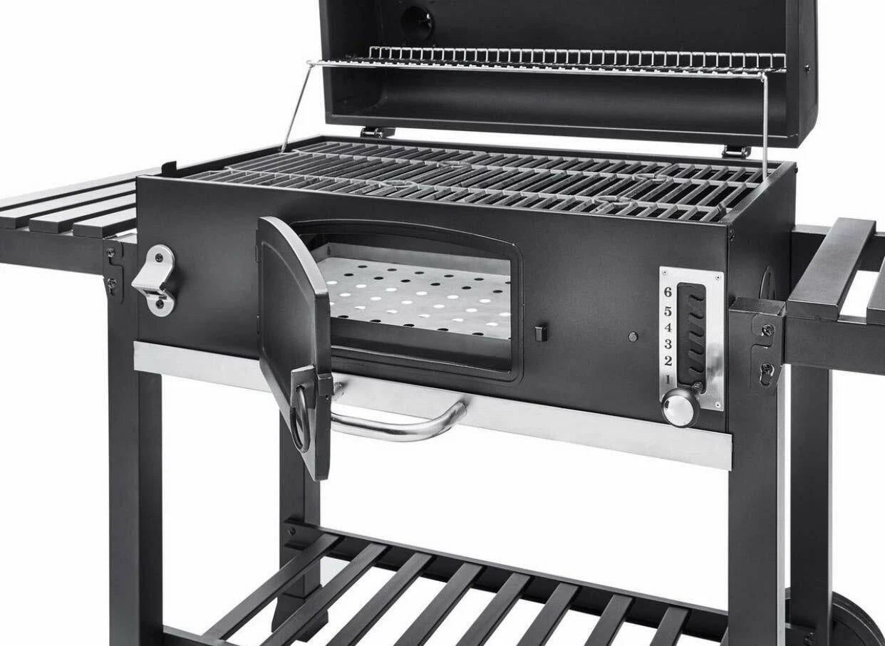 Outdoor XXL Smoker Barbecue Charcoal Portable BBQ Grill Home Garden