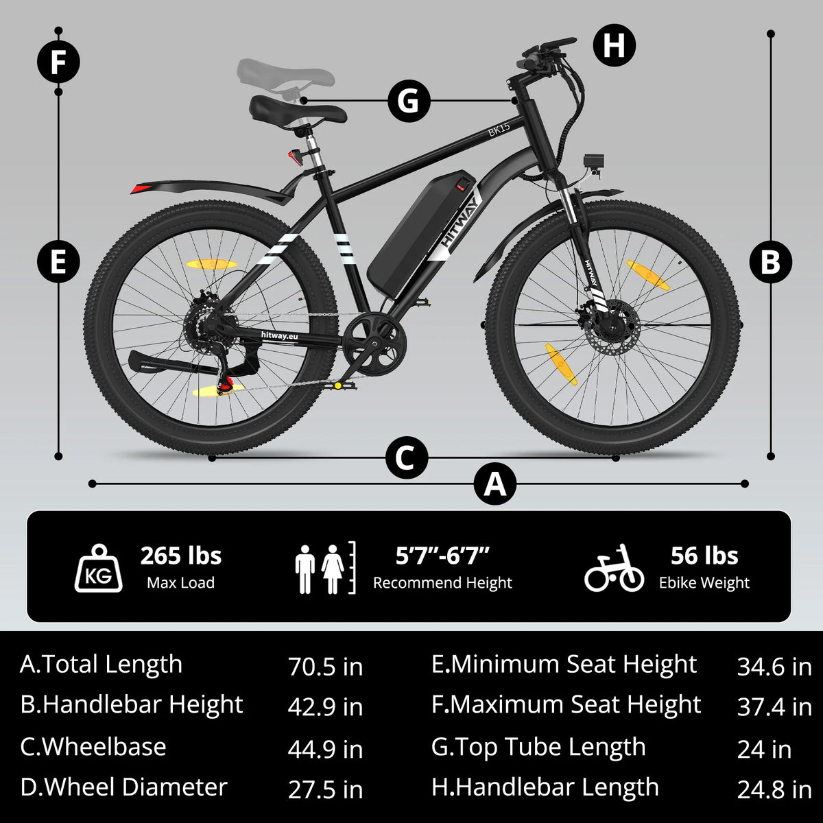BK15P 27.5 inch Electric Bike