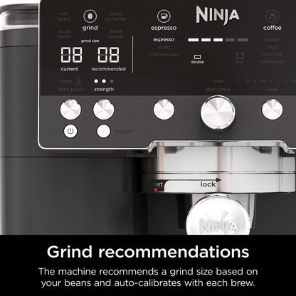 Ninja ES601UKBK Luxe Cafe Premier Espresso Coffee Machine - Black