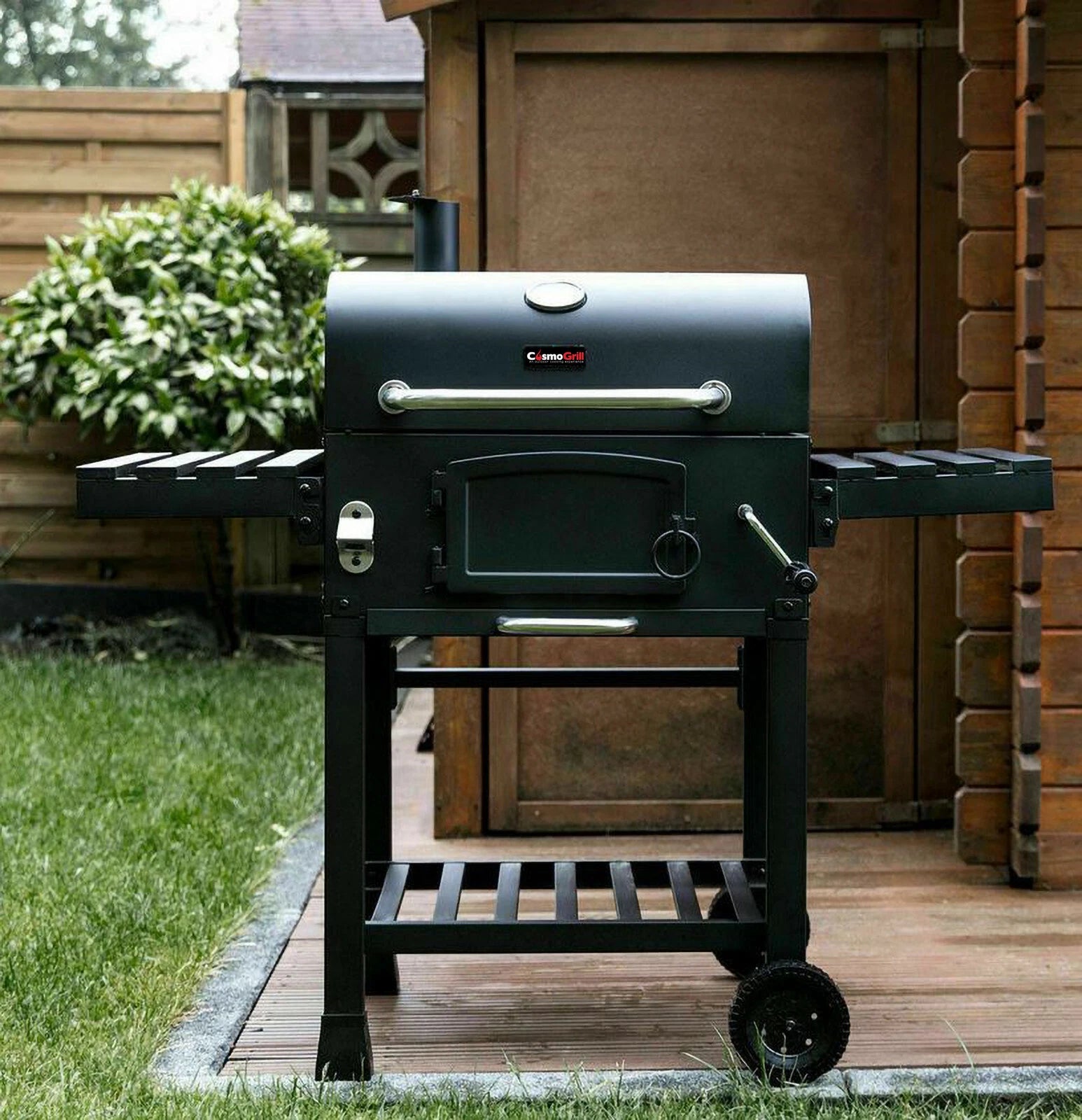 Outdoor XL Smoker Barbecue Charcoal Portable BBQ Grill Camping Garden