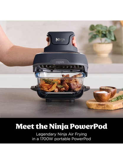 CRISPi 4-in-1 Portable Air Fryer, Cyberspace Blue