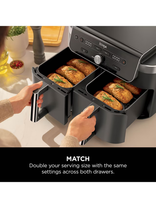 DualZone XL DZ901UK Air Fryer, 9.5L, Grey