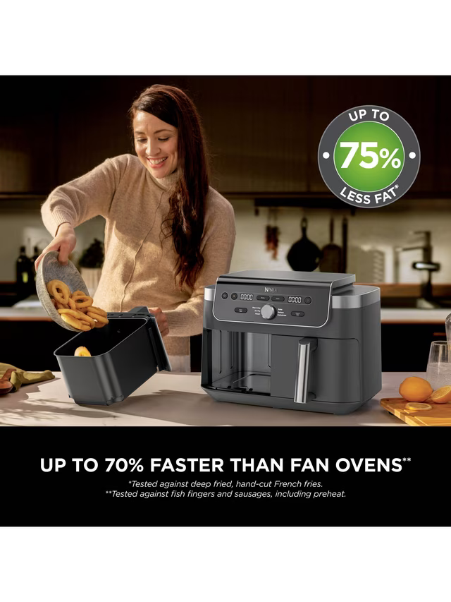 DualZone XL DZ901UK Air Fryer, 9.5L, Grey