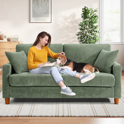 Quinston 2 Seater Corduroy Sofa