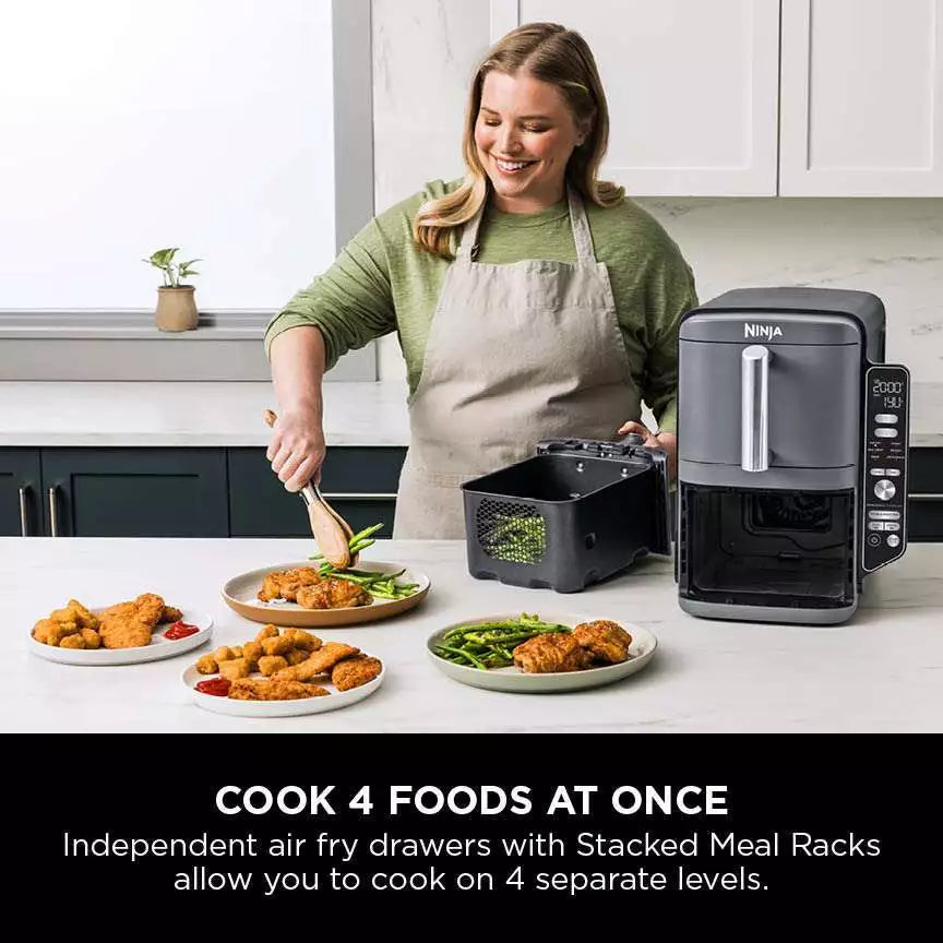 Ninja Double Stack XL Air Fryer [SL400UK] Dual Zone, 9.5L