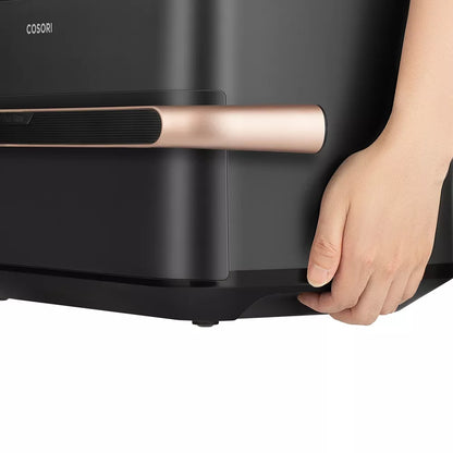 COSORI Smart Air Fryer TwinFry 10L  8-in-1 Non-Stick Dishwasher Safe Rose Gold