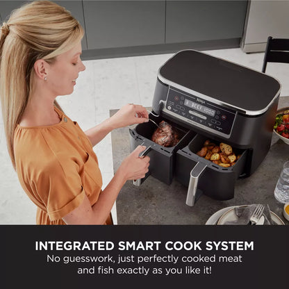 Ninja Foodi MAX Dual Zone Air Fryer  [AF451UK] with Smart Cook System & Probe