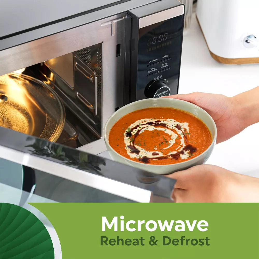Salter Air Fryer & Microwave 2 In 1 DuoWave 10 Cooking Modes with Baking Pan