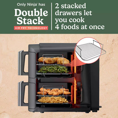 Ninja Double Stack XL Air Fryer [SL400UK] Dual Zone, 9.5L