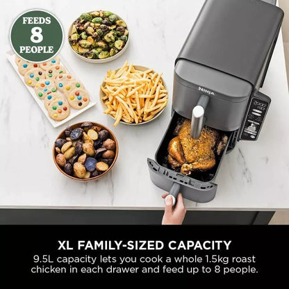 Ninja Double Stack XL Air Fryer [SL400UK] Dual Zone, 9.5L