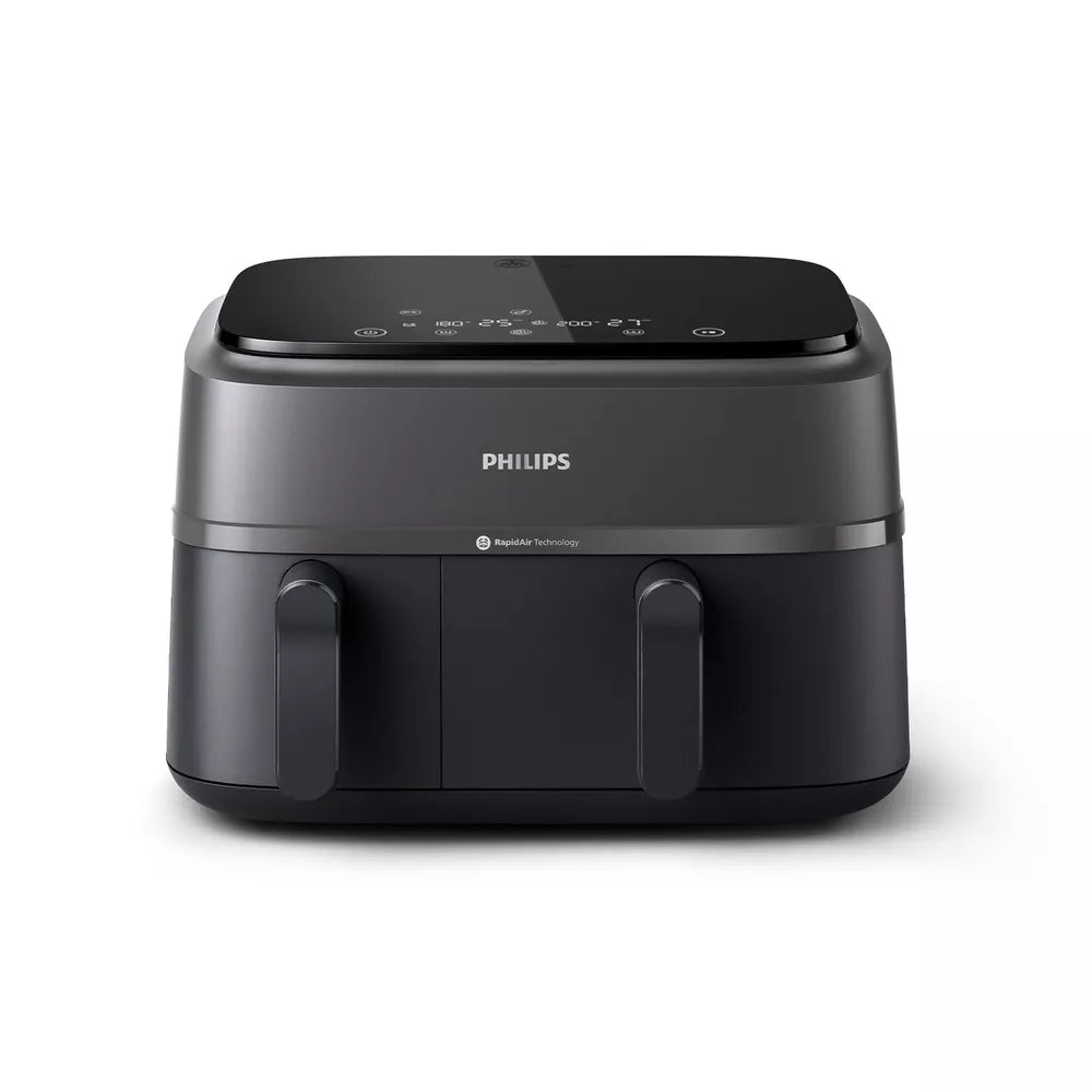 Philips Dual Basket Air Fryer - Healthy, Fast, and Versatile Cooking, 9L