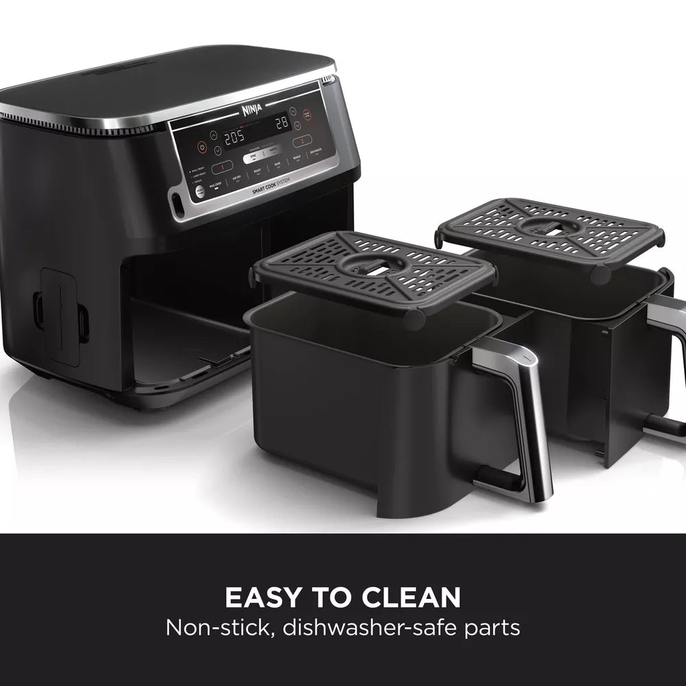 Ninja Foodi MAX Dual Zone Air Fryer  [AF451UK] with Smart Cook System & Probe
