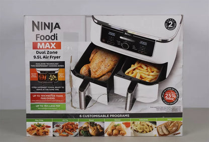 NINJA Foodi MAX Dual Zone AF400UKWH Air Fryer - White