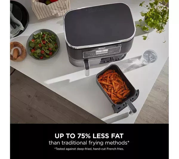 Ninja AF300UK Foodi Dual Zone Air Fryer 6 Functions 7.6L + 2 Year Warranty (New)