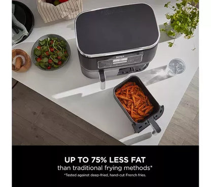 Ninja AF300UK Foodi Dual Zone Air Fryer 6 Functions 7.6L + 2 Year Warranty (New)