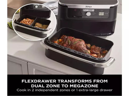 NINJA Foodi FlexDrawer AF500UK Air Fryer - Black DAMAGED BOX