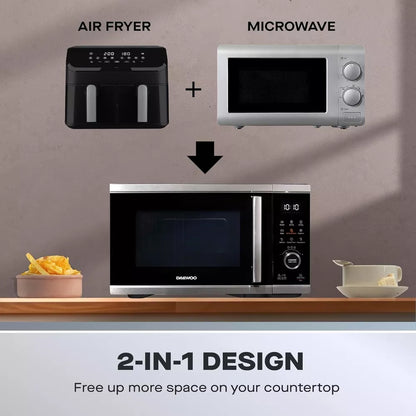 Daewoo All-in-1 Combo Air Fryer Microwave Oven 2400W 26 Litre Combination Combi