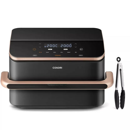 COSORI Smart Air Fryer TwinFry 10L  8-in-1 Non-Stick Dishwasher Safe Rose Gold