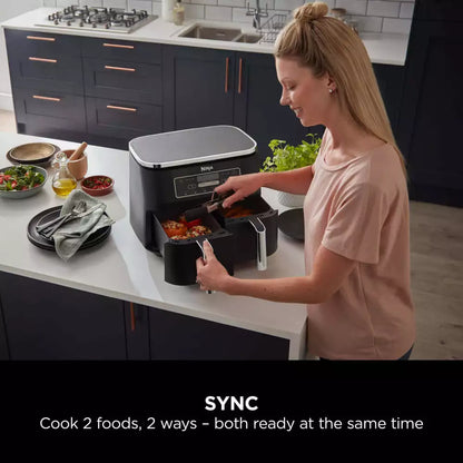 Ninja Foodi Dual Zone Air Fryer [AF300UK] 6 Functions, 7.6L