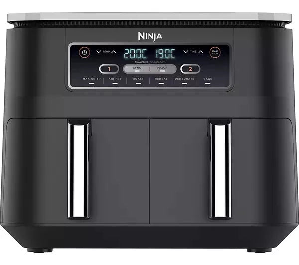 Ninja AF300UK Foodi Dual Zone Air Fryer 6 Functions 7.6L + 2 Year Warranty (New)