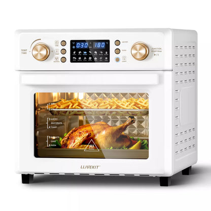 26L Air Oven Oil Free Air Fryer 360° Hot Air Circulation Low Fat Healthy Cooker