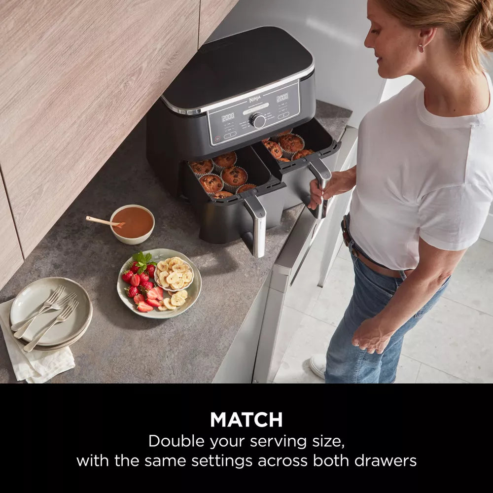Ninja Foodi MAX Dual Zone Air Fryer [AF400UK] 6 Functions, 9.5L