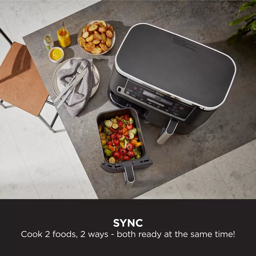 Ninja Foodi MAX Dual Zone Air Fryer  [AF451UK] with Smart Cook System & Probe