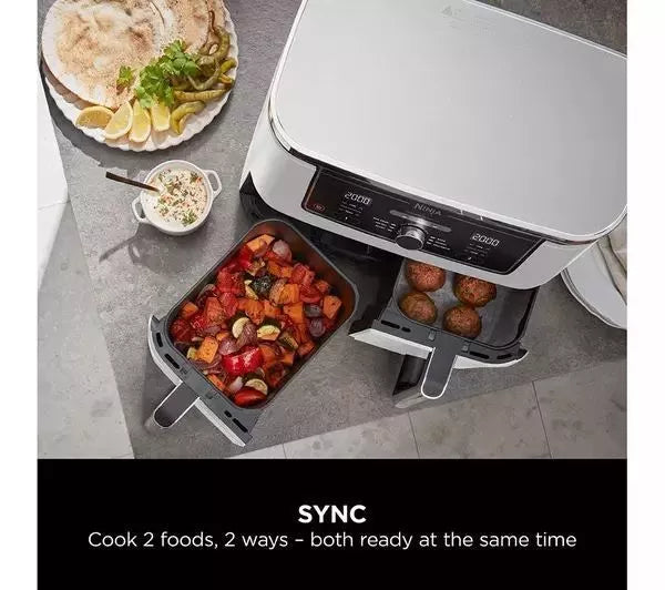 NINJA Foodi MAX Dual Zone AF400UKWH Air Fryer - White