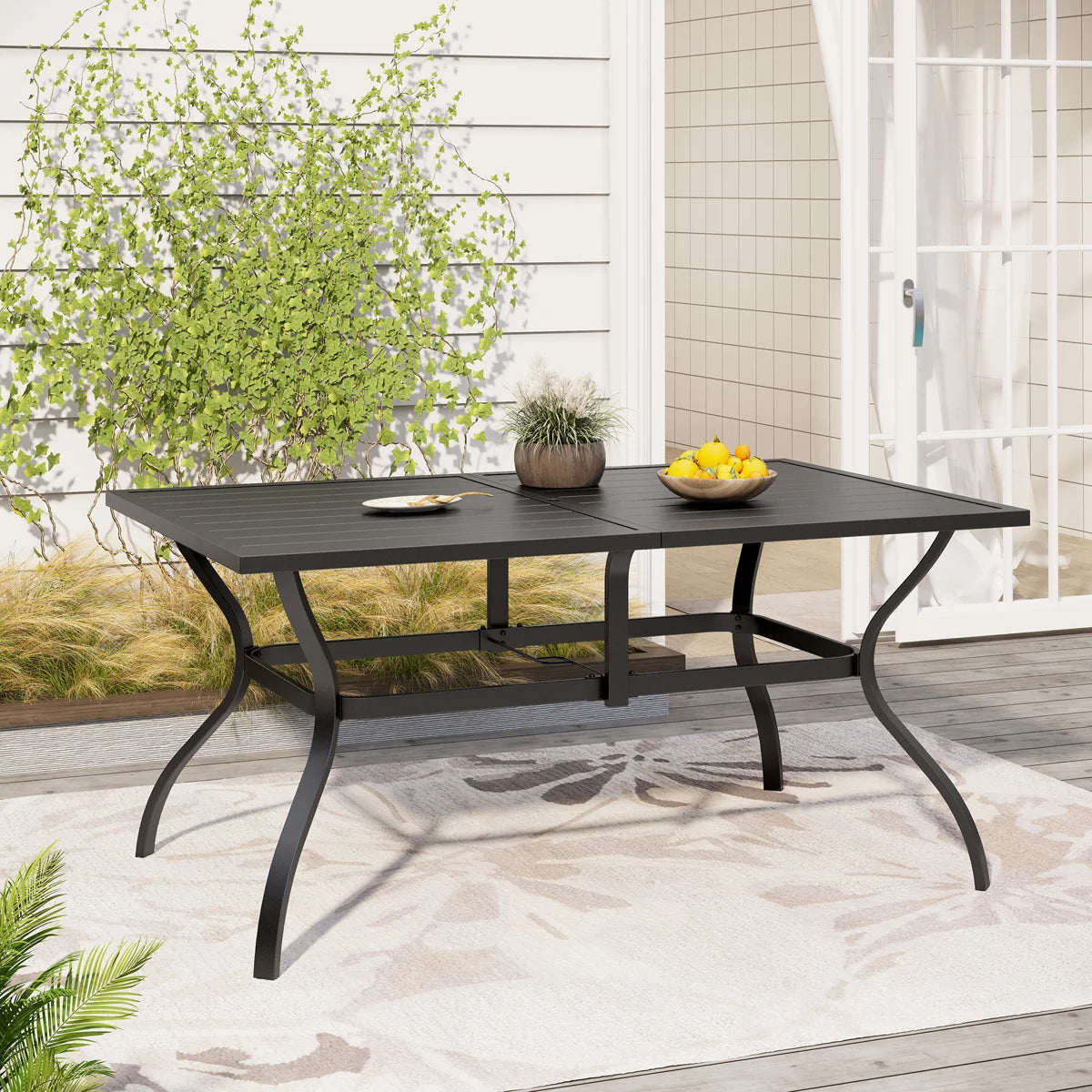 Rectangular 6 - Person 153Cm L Outdoor Table