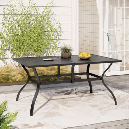 Rectangular 6 - Person 153Cm L Outdoor Table