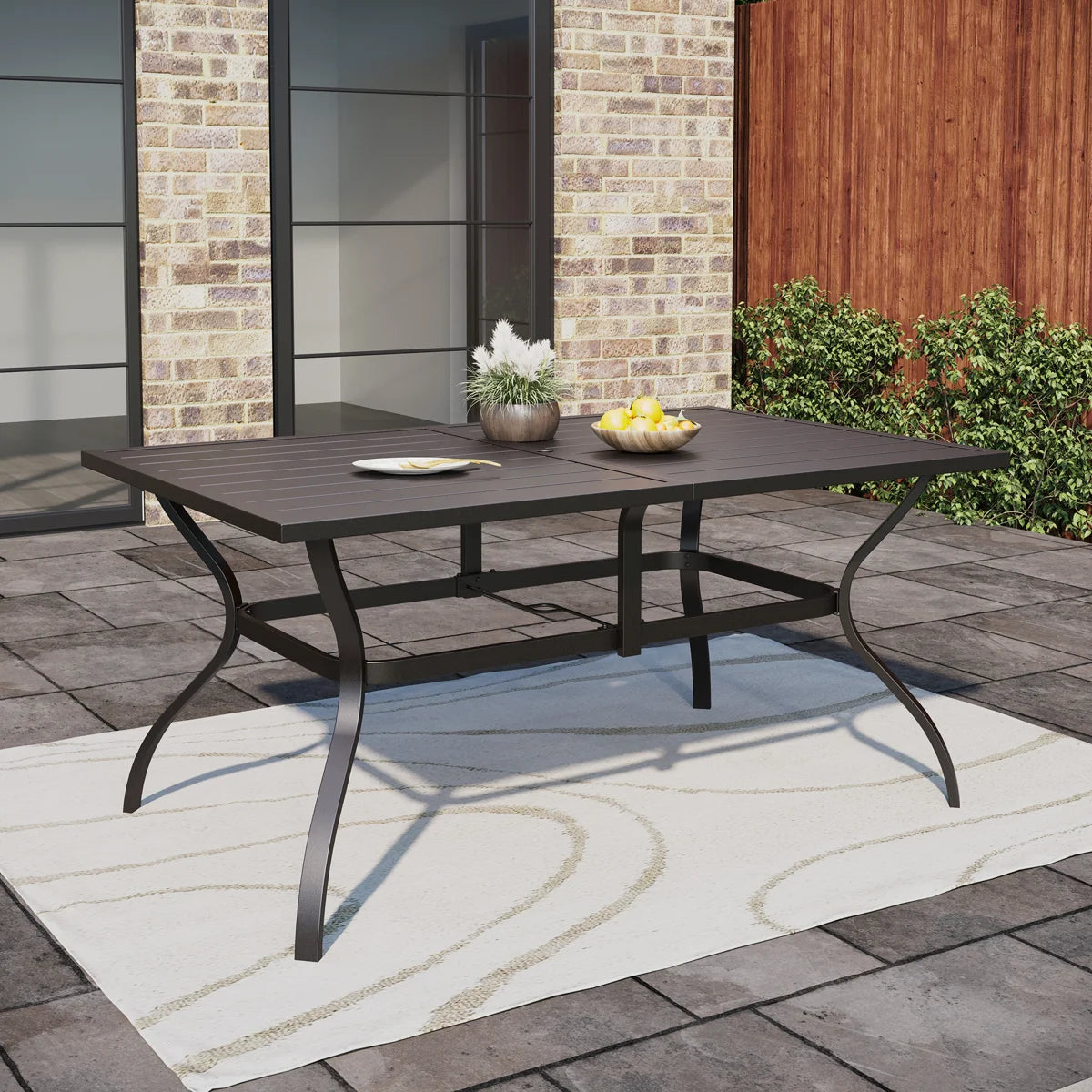 Rectangular 6 - Person 153Cm L Outdoor Table