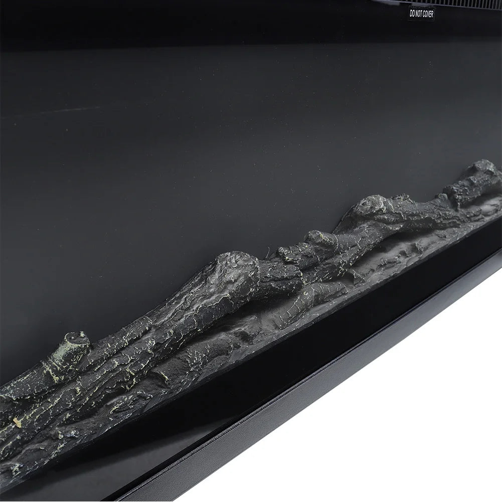 Ketilfrith Electric Fireplace with Remote Included, 12 Flame Colours, and 1800W