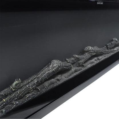 Ketilfrith Electric Fireplace with Remote Included, 12 Flame Colours, and 1800W